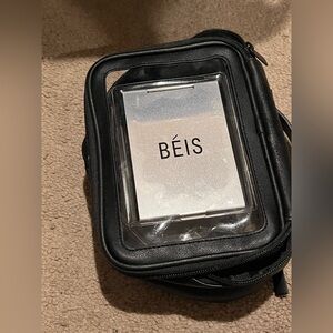 BEIS Black Cosmetic Bag